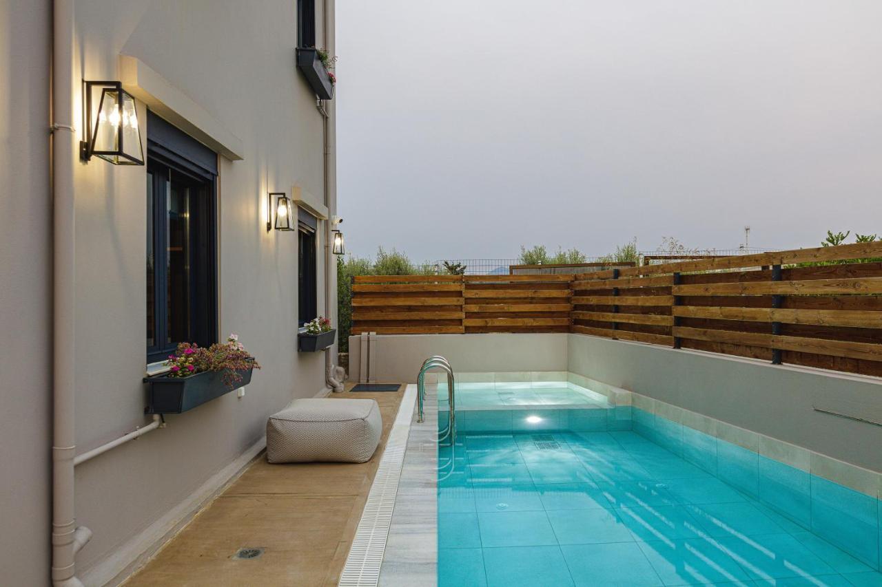 Iron Villas - Nefeli & Oniros Pangalochori Exterior foto