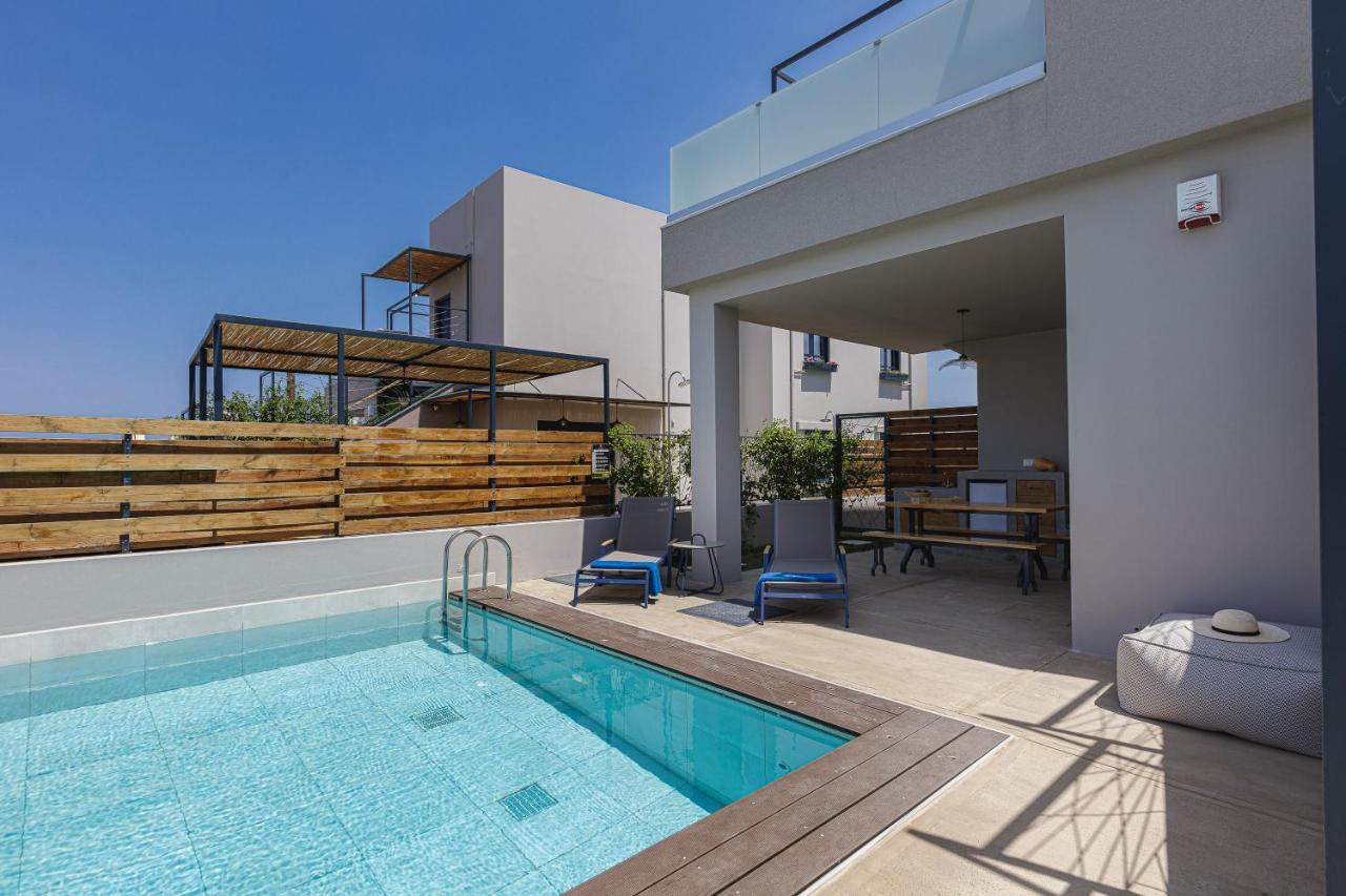 Iron Villas - Nefeli & Oniros Pangalochori Exterior foto