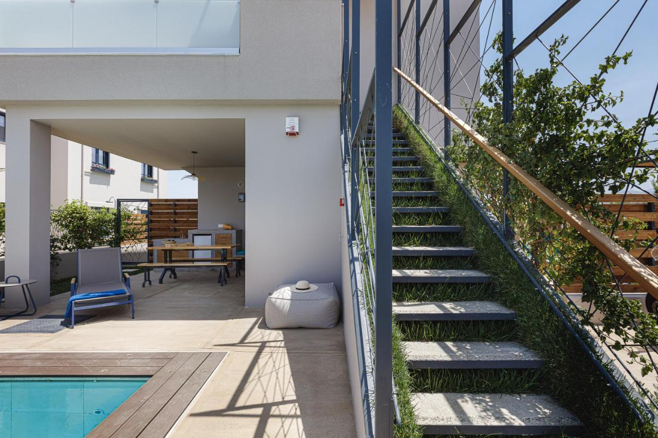 Iron Villas - Nefeli & Oniros Pangalochori Exterior foto