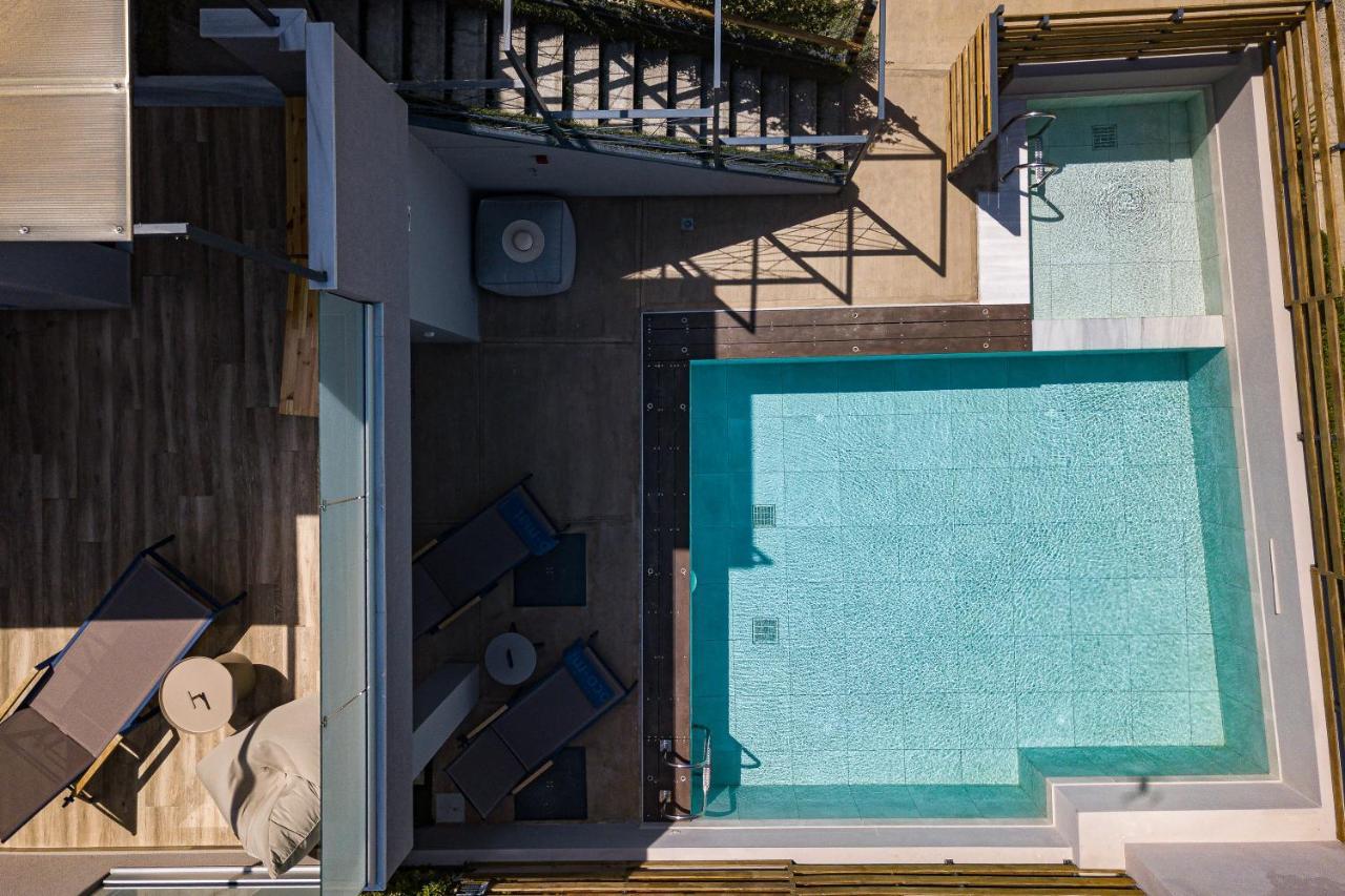 Iron Villas - Nefeli & Oniros Pangalochori Exterior foto