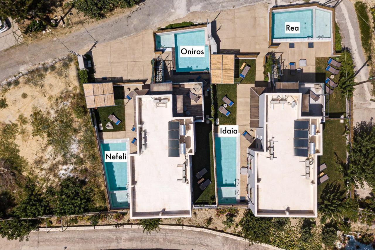 Iron Villas - Nefeli & Oniros Pangalochori Exterior foto