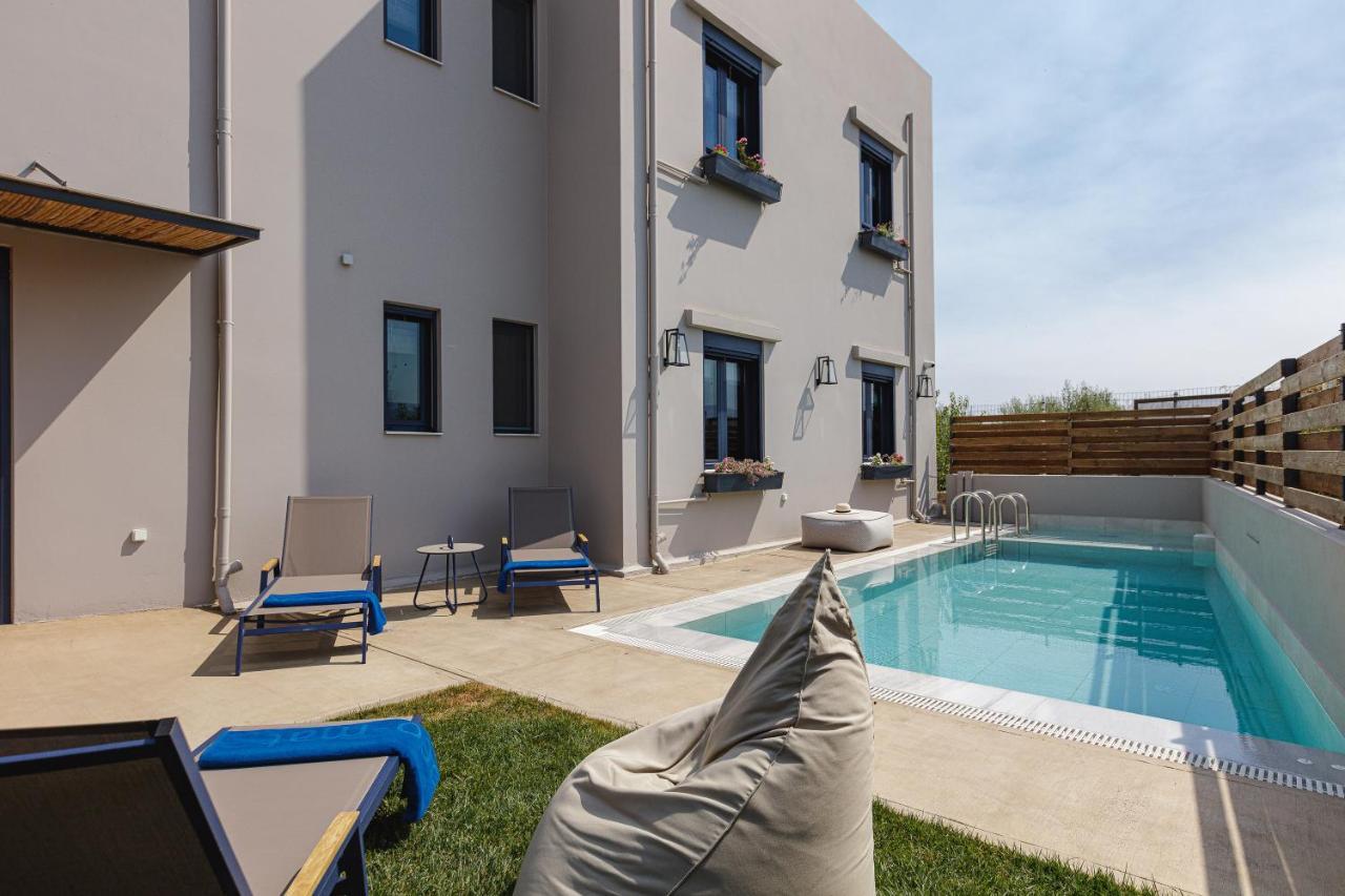 Iron Villas - Nefeli & Oniros Pangalochori Exterior foto