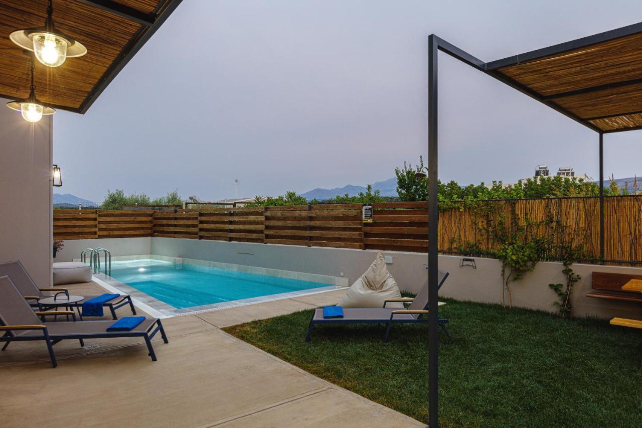 Iron Villas - Nefeli & Oniros Pangalochori Exterior foto