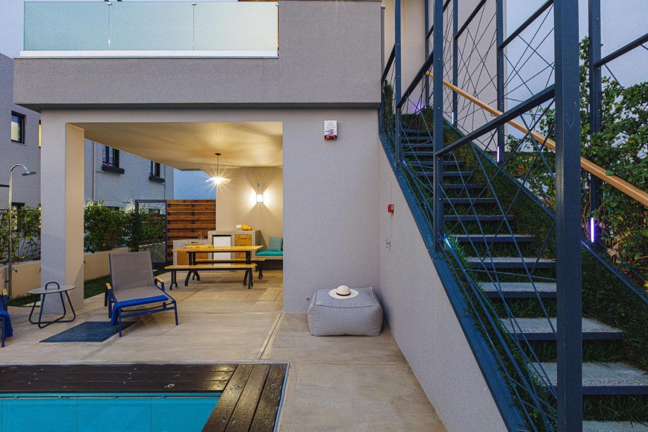 Iron Villas - Nefeli & Oniros Pangalochori Exterior foto